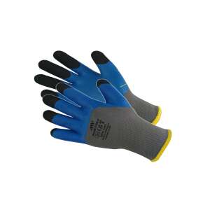 Mănuși de lucru cu strat de latex Artmas ART702002, mărimea 10, albastru și gri - Mănuși de lucru