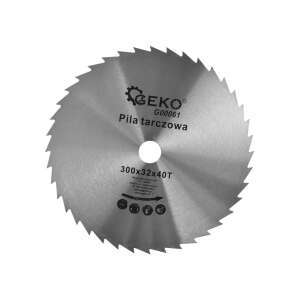 Disc de ferăstrău circular GEKO 300x32x40T pentru tăierea lemnului - Geko