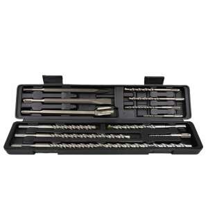 GEKO G40039 Set 12 burghie și dălți SDS Plus în cutie - Dalte