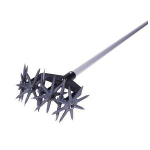 Cultivator manual, 6 roti stelate, coada aluminiu, 23x140 cm, Strend Pro Premium  99374874 - Unelte de grădină