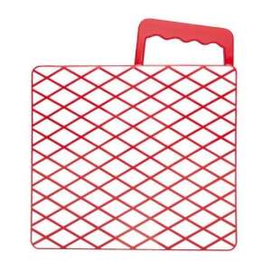 Red plastic roller tray with handle, Beorol brand - Beorol