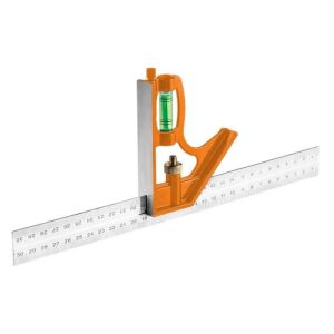 NEO 30 cm Multifunctional Steel Angle Measuring Ruler 125164084 - DIY ruler