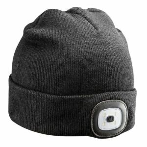 Work Cap with Headlamp, Black, LED, NEO 125164179 - Men's Hat