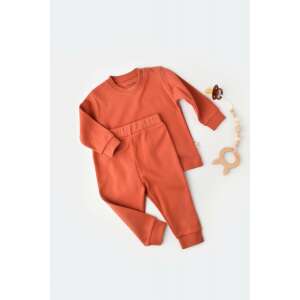 BabyCosy organic cotton long sleeve top and pants set in cinnamon color, size 3-6 months - Babies & Toddler