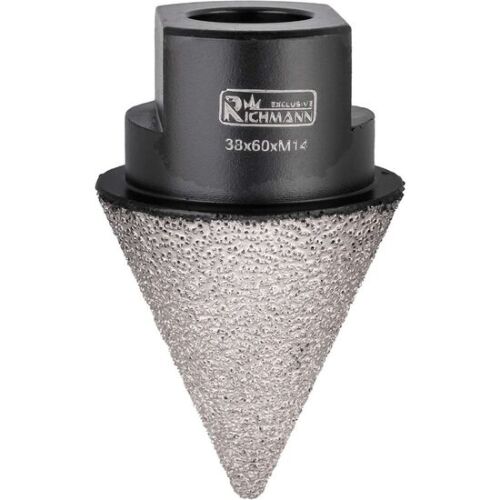 Richmann Exclusive 38mm-es trapéz alakú gyémánt fúrókorona M14 gránithoz márványhoz kerámiához kőhöz