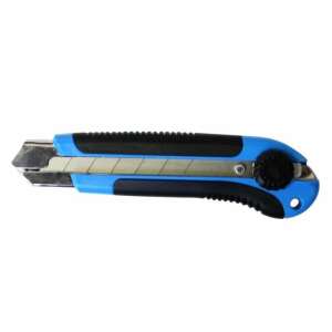RICHMANN 25mm retractable utility knife with replaceable blades, blue and black handle - Wallpaper Cutter