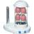 Clatronic HDM3420EKN 2 in 1 Hot Dog Maker and Egg Cooker, white, with eggs