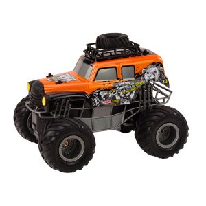 Off-Road RC Monster Truck, 1:16 méretarányú, narancssárga, távirányítós autó - Lean Toys