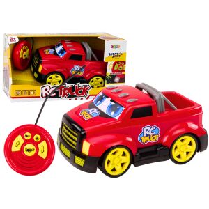 Zabawka RC Truck z pilotem, czerwony samochód dla dzieci - Pojazd zdalnie sterowany