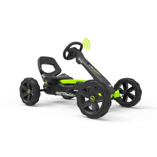 Berg Reppy Raptor Go-Kart gyerekeknek, fekete és zöld pedálos autó