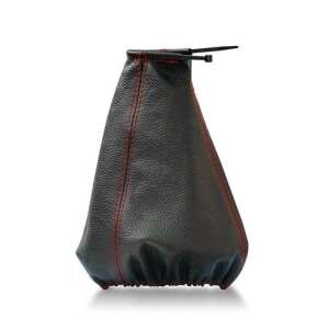 Carpassion čierny a červený kožený kryt radiacej páky - Automobilové prevodovky