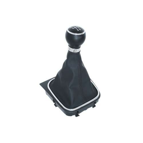 VW Jetta 7 2005 5-Gang Schaltknauf mit schwarzem Ledersack