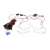 Kit complet Angel Eyes SMD DTM pentru BMW F30 F36 cu cablaj și accesorii