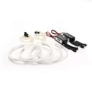 Kit BMW E39 Angel Eyes CCFL, 4x131mm, alb, 4 inele, 2 invertoare - Lumini auto