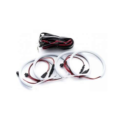 BMW E36 Angel Eyes LED készlet, 4x131mm, Cotton Light, Fehér - BMW