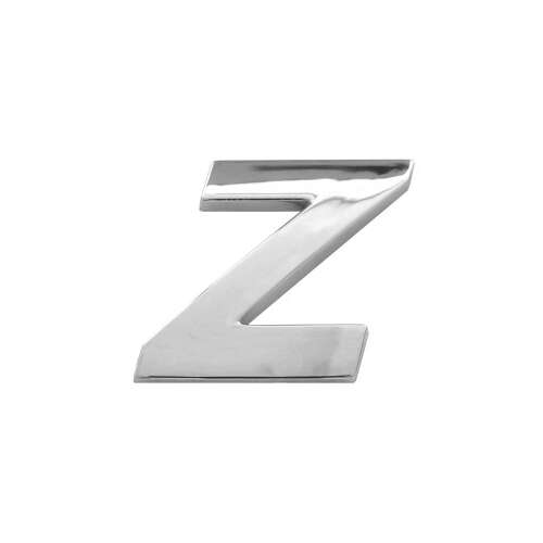 Autódísz 3D Króm Z Betű, 26mm Autó Díszítés - Autós dekorcsík