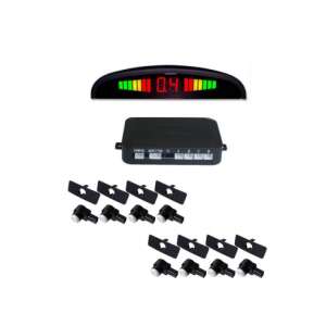 Parksensor S300-8 OEM parkolóradar rendszer 8 szenzorral és LED kijelzővel - Tolatóradar