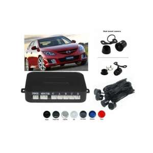 Parking sensor system with rear view camera, 4 sensors, black matte, T18 - Parking Assistance System
