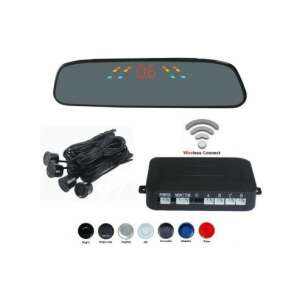 Wireless parking sensor system with rearview mirror display, T17 Silver - Parking Assistance System