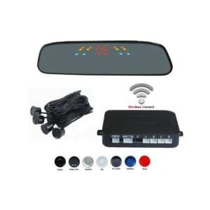 Wireless parking sensor system with rearview mirror display, T17 model, black matte - Parking Assistance System