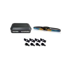 4-Sensor-Einparkhilfe-Set mit Steuerbox und LED-Anzeige - Parkhilfesysteme
