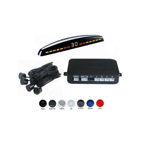 LED Display Parking Sensor System T7 White
