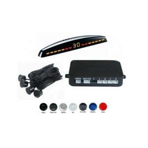 Parksensor-System mit LED-Anzeige, 4 Sensoren, schwarz, T7, blau - Parkhilfesysteme