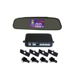 Senzori parcare S502 tükör kijelzővel, parkoló szenzor készlet, tolatóradar - Parkolássegítő rendszer