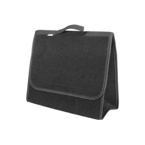 Mega Drive trunk organizer, black, angled view