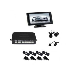 Senzori parcare S602 teljes parkoló szenzor rendszer LCD kijelzővel és kamerával - Parkolássegítő rendszer