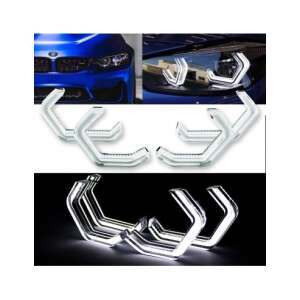 BMW F30 F32 M4 Style Angel Eyes LED Kit, 4 pieces, car headlights, front lights, car accessories - BMW Light & Indicator