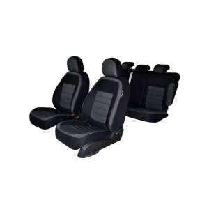 Huse auto Dacia Sandero Stepway, negru și gri - Huse pentru scaune auto
