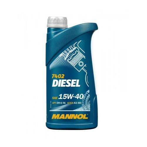 MannOL Diesel 15W-40 motorolaj, 1 literes flakon - Motorolaj