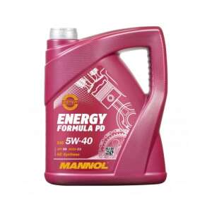 MANNOL ENERGY FORMULA PD 5W-40 motorolaj, 5 literes kiszerelésben, HC Synthese - Mannol