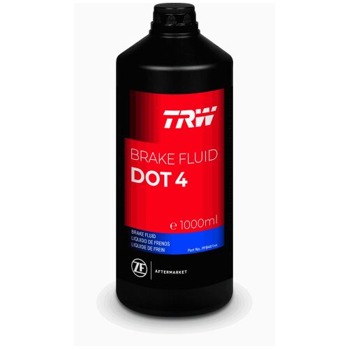 TRW DOT 4 Fékfolyadék 1L, nagy teljesítményű fékfolyadék - Kenőanyag