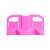 Stayhold trunk organizer, pink, top view
