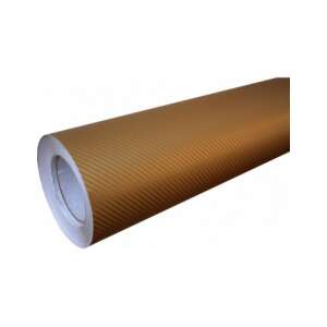 Aurie 3D Karbónová vinylová fólia, 1,27m x 2m, Zlatá - Fólie na vozidlá