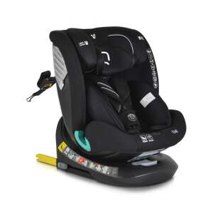 Cangaroo Quill I-Size 360°-ban forgatható ISOFIX gyermekülés, SPS oldalvédelemmel, fekete - Cangaroo