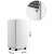 Berdson BR-524 white dehumidifier, side view with dimensions