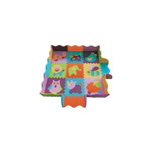 Babygreat Puzzle Mat Happy Animals II 122x122 cm 98621472 - Baby Gyms & Play Mat and Foam Puzzle
