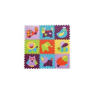 Babygreat Puzzle Mat Happy Animals 92x92 cm 98621473 - Baby Gyms & Play Mat and Foam Puzzle