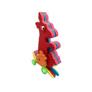 Babygreat, piankowa zabawka do kąpieli Zwierzątka na kółkach (kangur, renifer), GB-A2