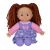 Flower Dolly textilbaba, 38 cm, barna hajjal 171756918