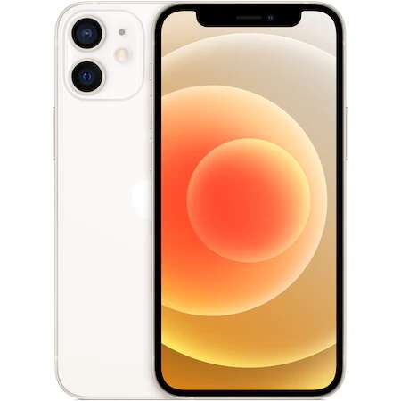 Apple iphone 12, 64 gb, 5g, biely