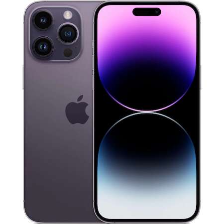 Apple iphone 14 pro, 128 gb, 5g, deep purple