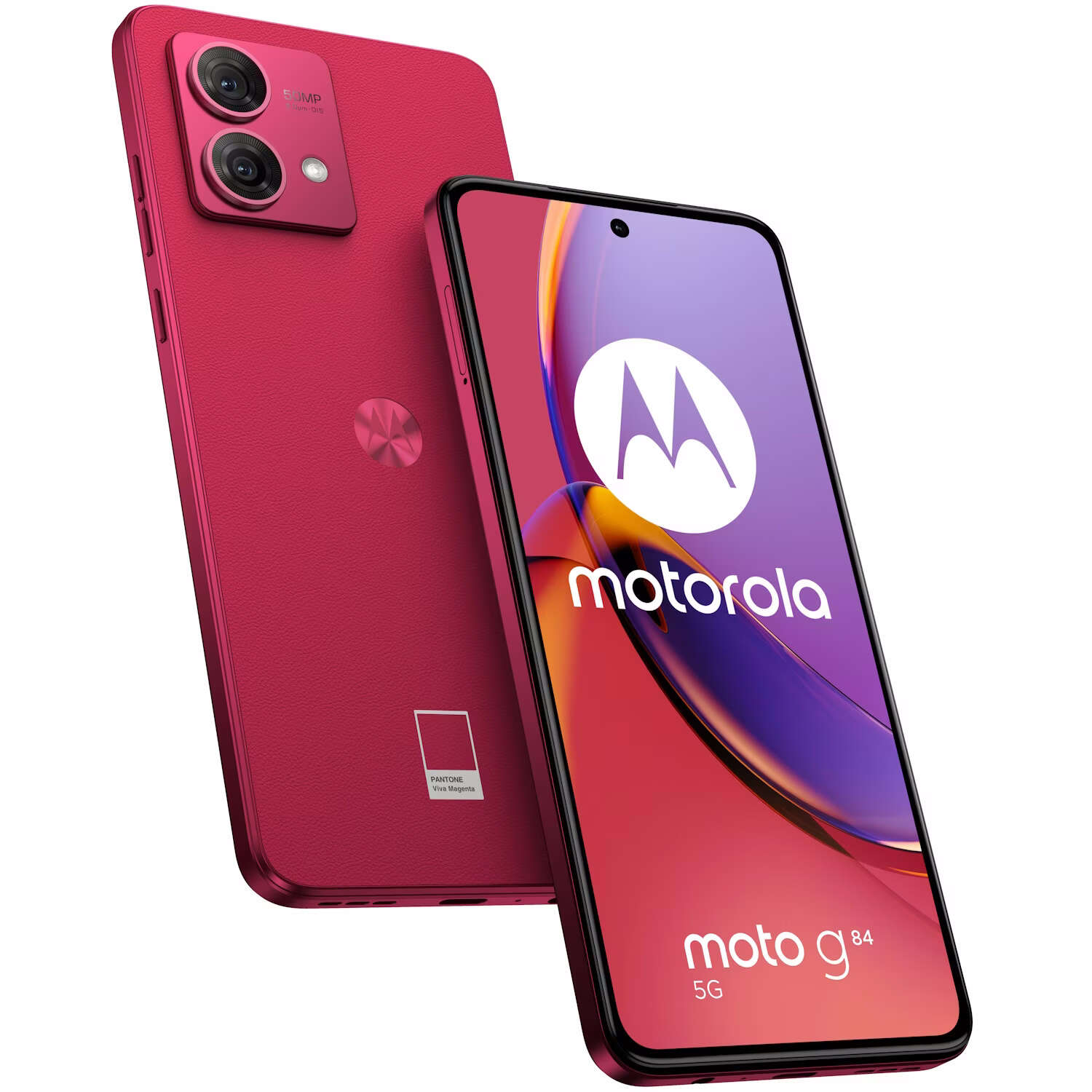 Motorola moto g84, dual sim, 256 gb, 12 gb ram, 5g, viva magenta