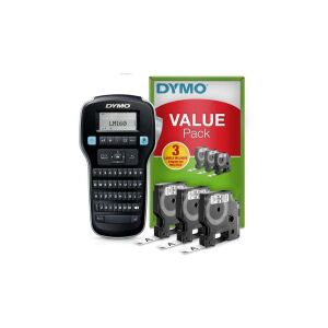 Dymo LabelManager (LM) 160 szalagnyomtató 3db szalaggal (2181012) QWERTY billentyűzet, 2181011