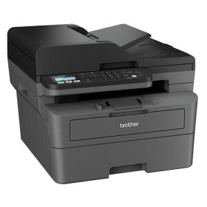 Brother MFCL2802DN mono laser printer angled view - Computers and Accessory