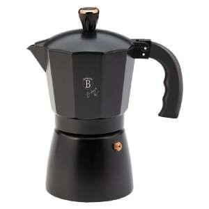 Berlinger Haus BH/8561 6-Tassen schwarzer und roségoldener Espressokocher - Berlinger Haus