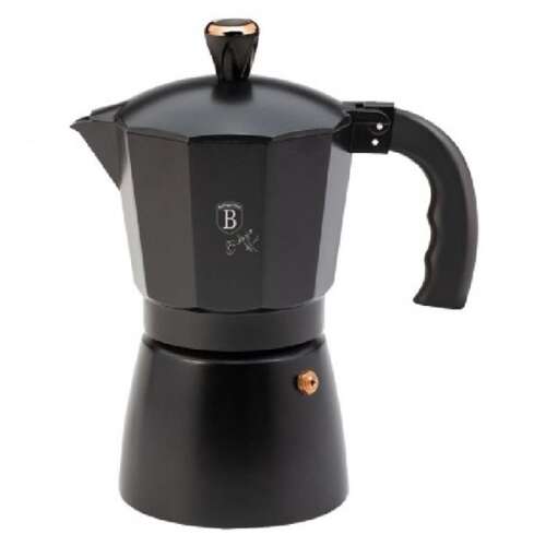 Berlinger Haus BH/8561 6-cup black and rose gold stovetop espresso maker